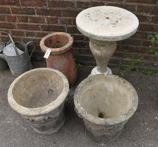 Quantity of garden stoneware